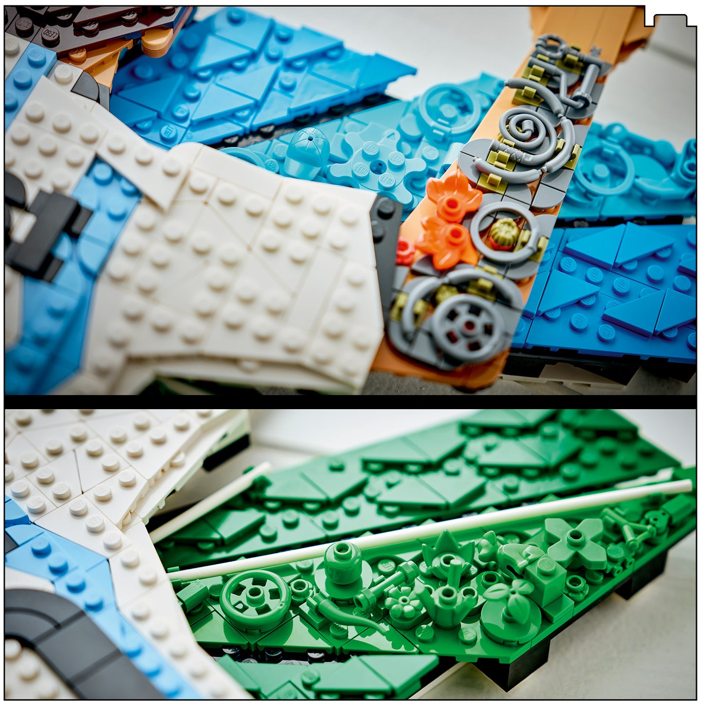 LEGO Editions Lionel Messi – Viering - 3D Voetbal Wanddecoratie Set en Kinderkamer Decoratie - Voetbal Cadeau voor Jongens, Meisjes en Fans Vanaf 14 Jaar - 43018
