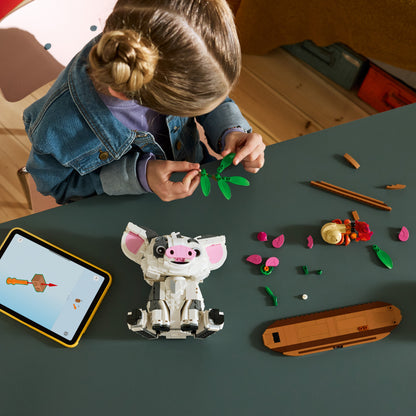 LEGO | Disney Vaiana Pua - Bouwbaar Dieren Speelgoed voor Kinderen met Bloem, Krab en Vlotstandaard - Kinderkamer Decoratie - Cadeau voor Meisjes en Jongens vanaf 9 Jaar en Filmliefhebbers - 43292