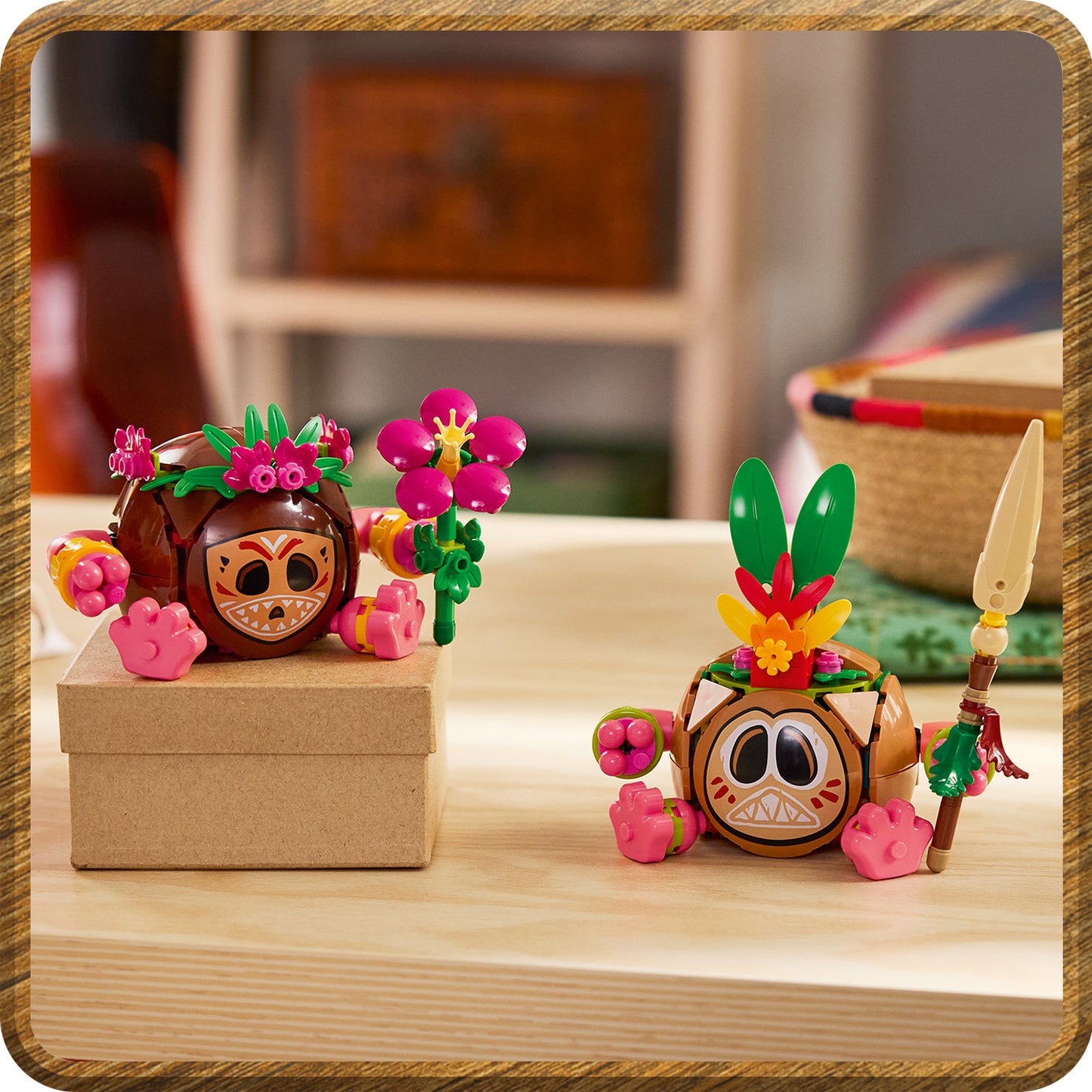 LEGO | Disney Vaiana Kakamora - Bouwbaar Kokosnoot Speelgoed voor Kinderen Incl. 2 Bloempot Figuren met Bloemen - Kinderkamer Decoratie - Cadeau voor Meisjes en Jongens vanaf 9 Jaar 43293