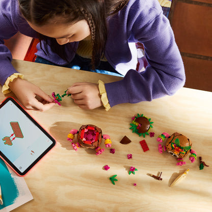 LEGO | Disney Vaiana Kakamora - Bouwbaar Kokosnoot Speelgoed voor Kinderen Incl. 2 Bloempot Figuren met Bloemen - Kinderkamer Decoratie - Cadeau voor Meisjes en Jongens vanaf 9 Jaar 43293