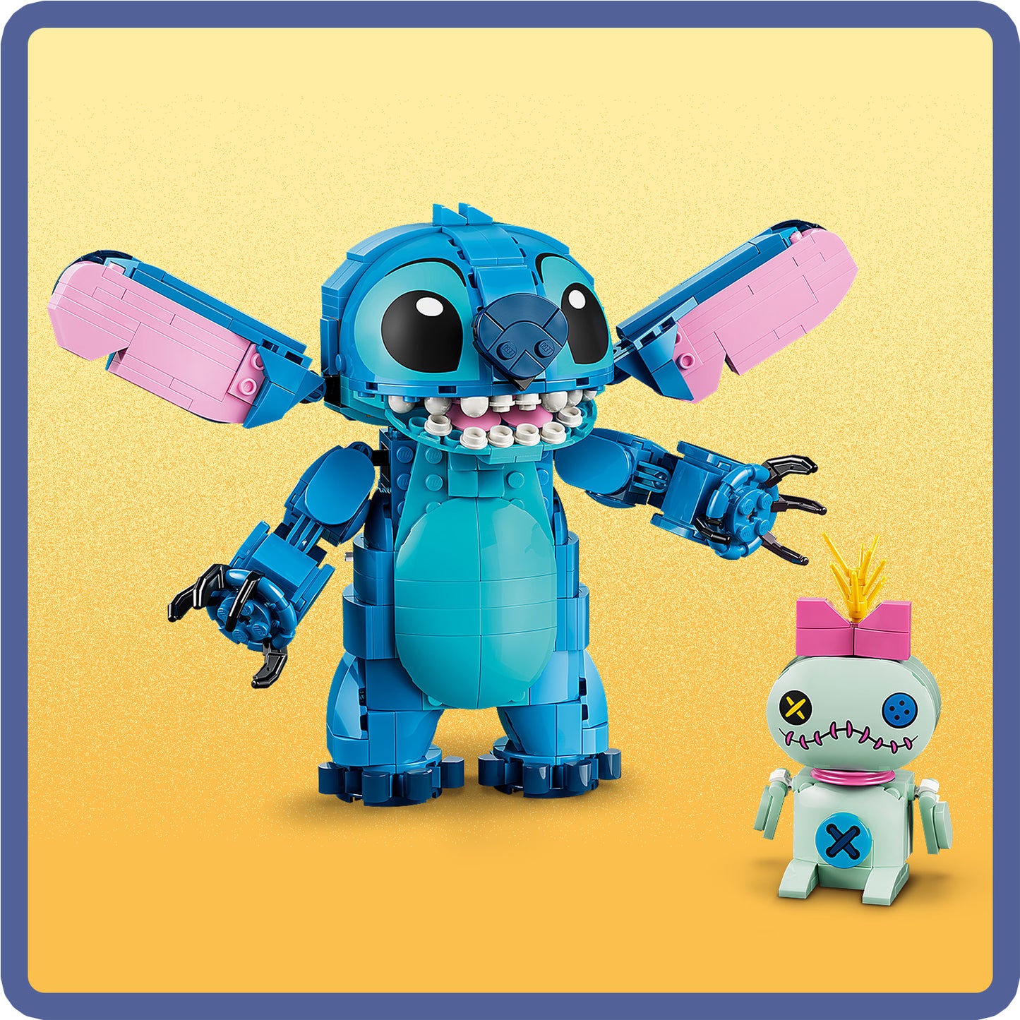 LEGO | Disney Stitch en Scrump - Bouwbaar Speelgoed voor Kinderen Incl. 2 Poppetjes met Accessoires en Ukulele - Kinderkamer Decoratie - Cadeau voor Meisjes en Jongens vanaf 9 Jaar 43296