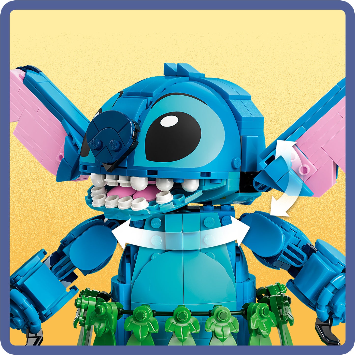 LEGO | Disney Stitch en Scrump - Bouwbaar Speelgoed voor Kinderen Incl. 2 Poppetjes met Accessoires en Ukulele - Kinderkamer Decoratie - Cadeau voor Meisjes en Jongens vanaf 9 Jaar 43296