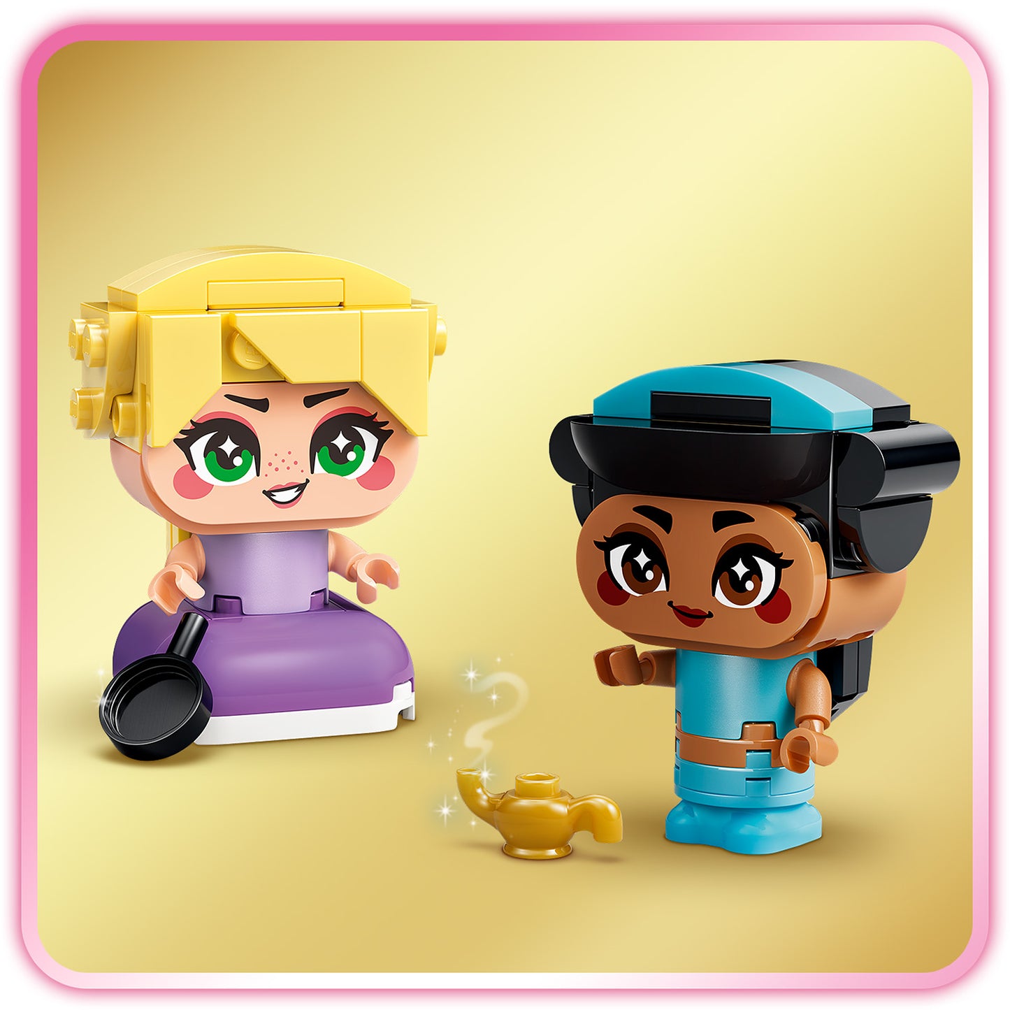 LEGO® ǀ Disney Princess Mini Jasmine en Rapunzel - Disney Bouwset voor Fantasierijk Spelen - 43303
