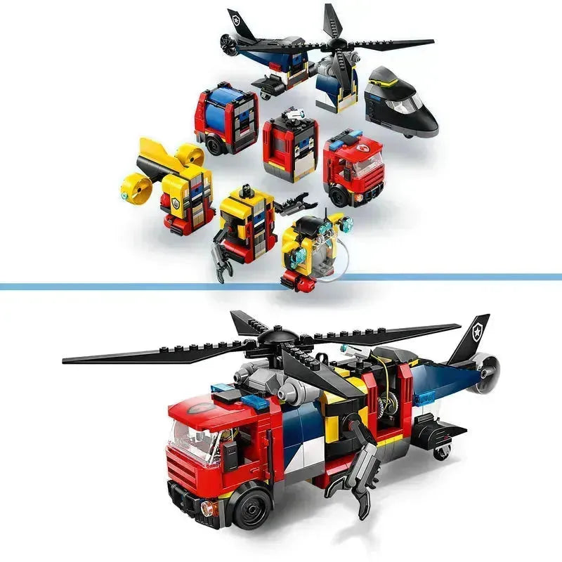 LEGO Helicopter, Fire Truck and Submarine 60462 City (Pre-Order: January 2025)