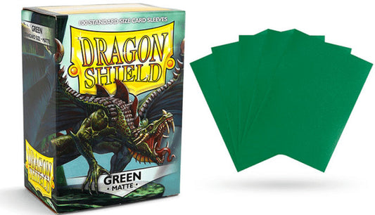 Dragon Shield Sleeves: Green Matte
