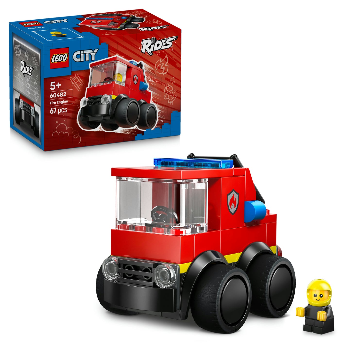 LEGO City Voertuigen – Brandweerwagen Speelgoed voor Kinderen 60482