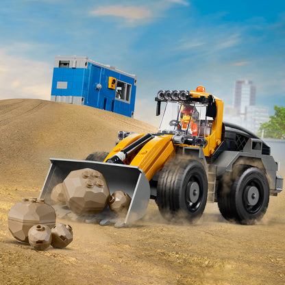 LEGO City Kiepwagen en voorlader Voertuigen - Bouwpakket voor Kinderen met Bouwplaatsvoertuigen, Werkende Functies en 3 Minifiguren - STEM Cadeau voor Jongens en Meisjes Vanaf 8 Jaar - 60494