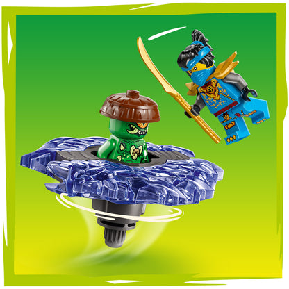 LEGO® NINJAGO® Nya vs. Mutatiemonster in Spinner - Actiespeelgoed - Speelset met 2 Minifiguren - 71849