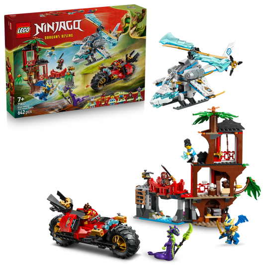 LEGO® NINJAGO® Ninjavoertuigen bij de Boomhut - Actiespeelgoed - Speelset met 6 Minifiguren - 71857