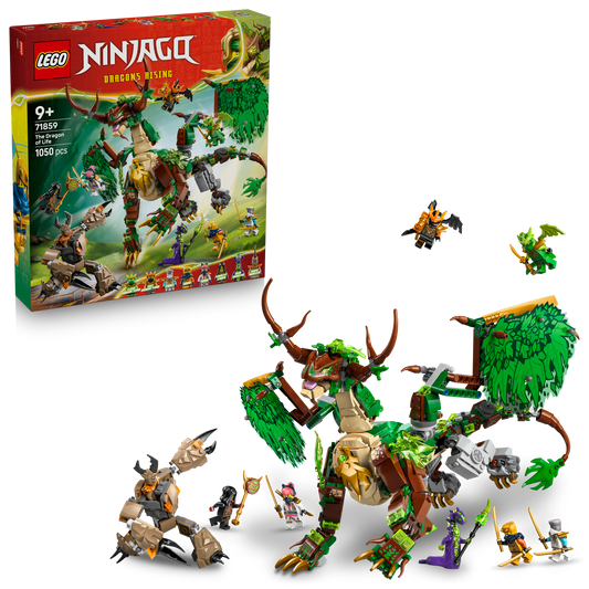 LEGO® NINJAGO® De Draak van het Leven - Speelgoeddraak - Bouwset met 8 Minifiguren - 71859