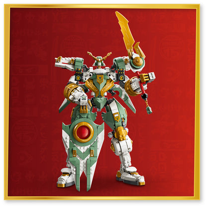LEGO NINJAGO 15-Jarig Jubileum: Lloyds Reusachtige Mecha Bouwpakket voor Kinderen – Ninja Speelgoed met Minifiguur, Schild en Zwaard – Cadeau voor Jongens vanaf 14 Jaar en Volwassenen – 71860