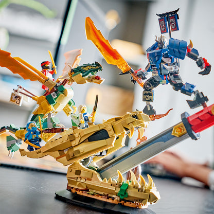 LEGO NINJAGO Strijd bij het Drakenzwaard Bouwpakket voor Kinderen Vanaf 9 Jaar met Actiefiguren met 3 Verschillende Poses - Kinderkamer Decoratie - Cadeau voor Jongens en Meisjes - 71871
