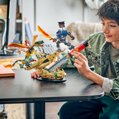 LEGO NINJAGO Strijd bij het Drakenzwaard Bouwpakket voor Kinderen Vanaf 9 Jaar met Actiefiguren met 3 Verschillende Poses - Kinderkamer Decoratie - Cadeau voor Jongens en Meisjes - 71871