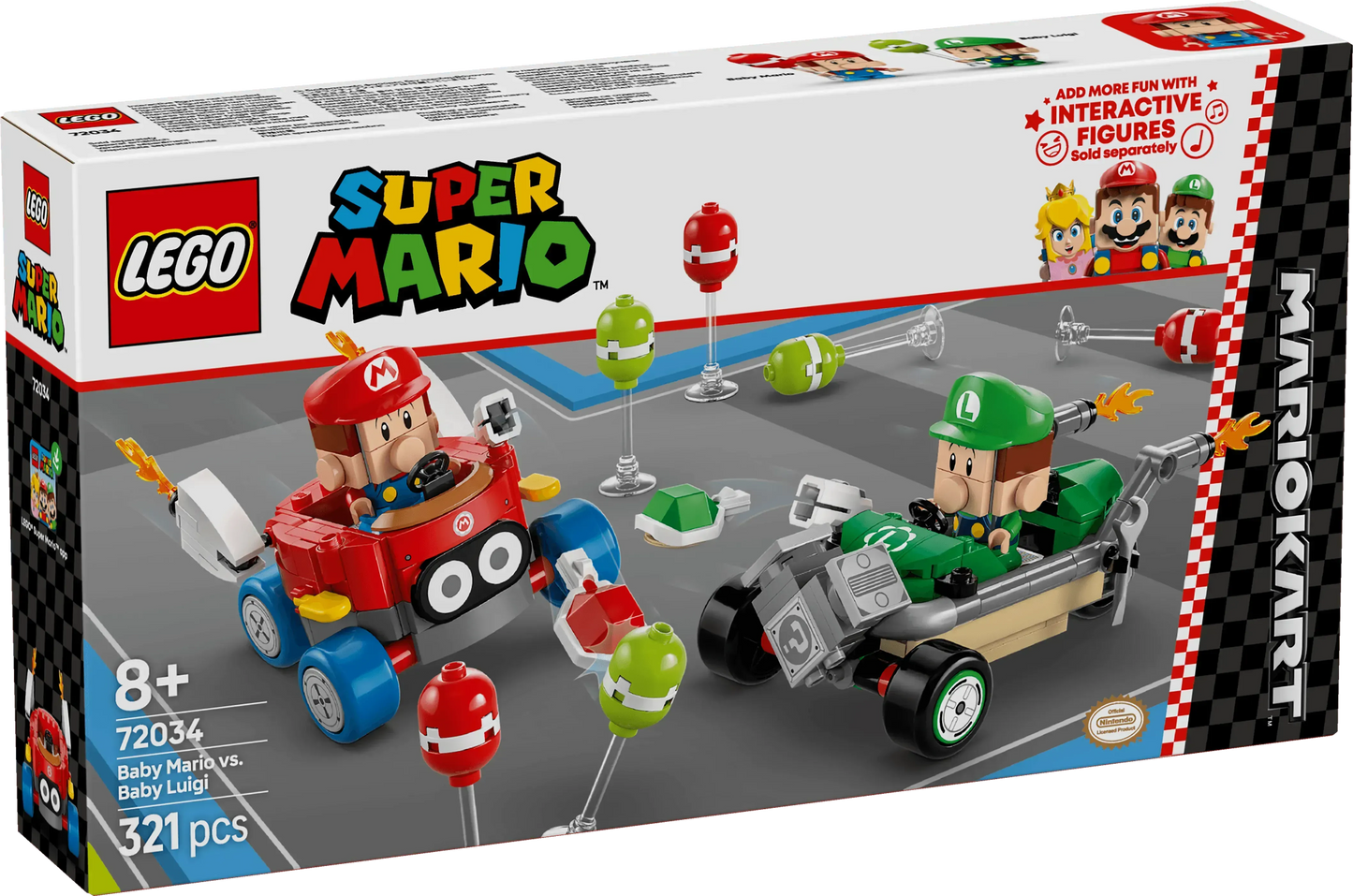LEGO Mario Kart – Baby Mario vs. Baby Luigi 72034 Super Mario