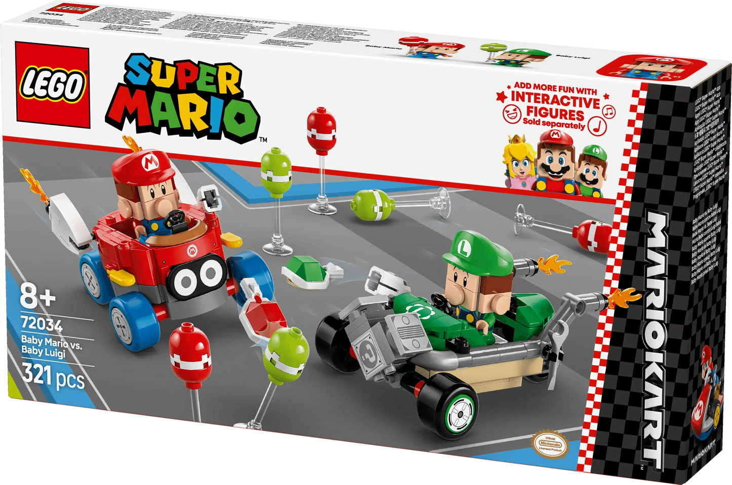 LEGO Mario Kart – Baby Mario vs. Baby Luigi 72034 Super Mario