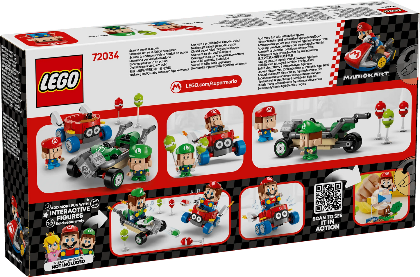 LEGO Mario Kart – Baby Mario vs. Baby Luigi 72034 Super Mario
