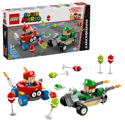 LEGO Mario Kart – Baby Mario vs. Baby Luigi 72034 Super Mario