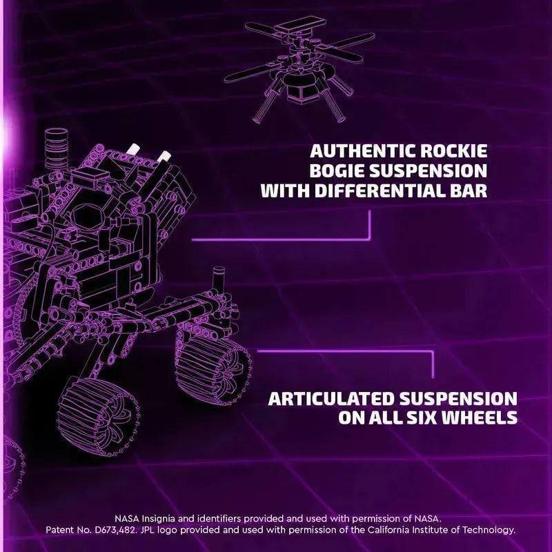 LEGO NASA Rover Perseverence Marsfahrzeug 42158 Technic