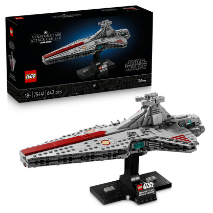 LEGO Star Wars Venator-Class Attack Cruiser Bouwpakket voor Volwassenen en Decoratie 75441