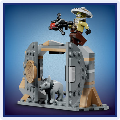 LEGO Star Wars 75451 Paleis van de Hutt Sentry Droid Confrontatie - Speelgoed voor Kinderen - De Mandalorian en Grogu - Kinderkamer Decoratie - Cadeau voor Jongens, Meisjes en Fans vanaf 9 Jaar