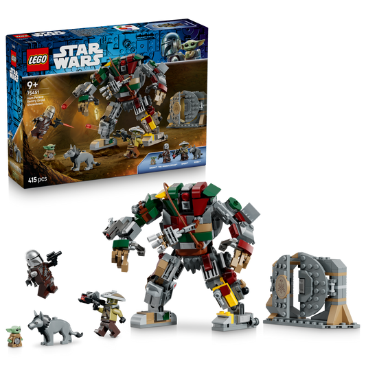 LEGO Star Wars 75451 Paleis van de Hutt Sentry Droid Confrontatie - Speelgoed voor Kinderen - De Mandalorian en Grogu - Kinderkamer Decoratie - Cadeau voor Jongens, Meisjes en Fans vanaf 9 Jaar