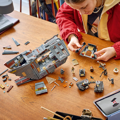 LEGO Star Wars 75453 Offworld Sandcrawler en Mudhorn - Voertuig Bouwpakket voor Kinderen en Tieners met 7 Personages Incl. Grogu - Cadeau voor Jongens, Meisjes en de Mandalorian Fans vanaf 14 Jaar