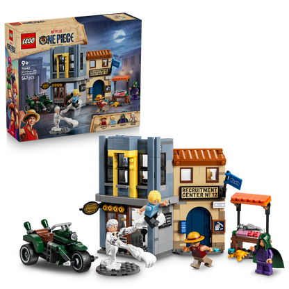 LEGO ONE PIECE Confrontatie met Kapitein Smoker – Speelgoed met 4 Minifiguren Incl. Monkey D. Luffy en Sanji – Kinderkamer Decoratie – Cadeau voor Jongens en Meisjes vanaf 9 – 75642