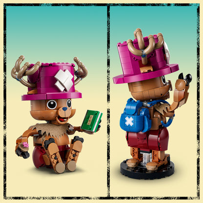 LEGO ONE PIECE Tony Tony Chopper Figuur – Verzamelbaar Speelgoed voor Kinderen met Accessoires – Schattige Kinderkamer Decoratie – Cadeau voor Jongens en Meisjes vanaf 9 Jaar en Fans – 75643
