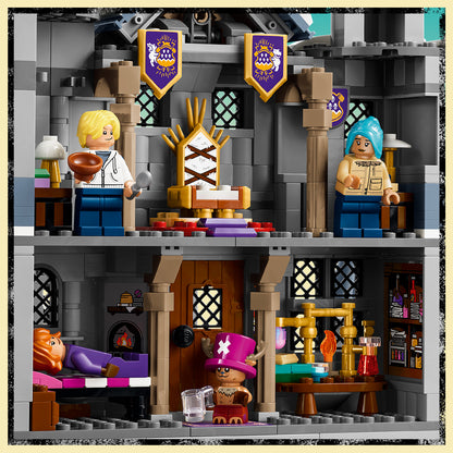 LEGO ONE PIECE Slag bij Kasteel Drum – Bouwpakket voor Kinderen met 6 Minifiguren Incl. Luffy, Nami en Chopper – Kinderkamer Decoratie – Cadeau voor Jongens en Meisjes vanaf 9 Jaar – 75645