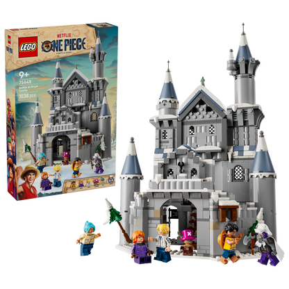 LEGO ONE PIECE Slag bij Kasteel Drum – Bouwpakket voor Kinderen met 6 Minifiguren Incl. Luffy, Nami en Chopper – Kinderkamer Decoratie – Cadeau voor Jongens en Meisjes vanaf 9 Jaar – 75645