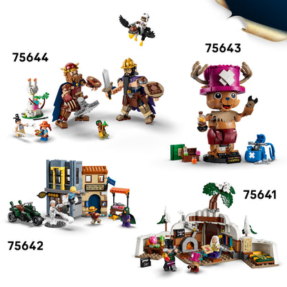 LEGO ONE PIECE Het Slagschip van Garp – Boot Bouwpakket met 8 Minifiguren Incl. Zoro, Usopp en Nami – Kinderkamer Decoratie – Cadeau voor Jongens en Meisjes vanaf 9 Jaar en Fans – 75646
