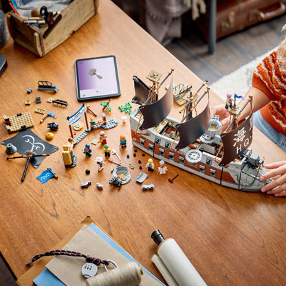 LEGO ONE PIECE Het Slagschip van Garp – Boot Bouwpakket met 8 Minifiguren Incl. Zoro, Usopp en Nami – Kinderkamer Decoratie – Cadeau voor Jongens en Meisjes vanaf 9 Jaar en Fans – 75646
