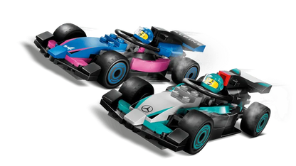 LEGO Pit Box with Mercedes AMG and Alpine F1 Cars 60444 City (Delivery: January 1, 2025)