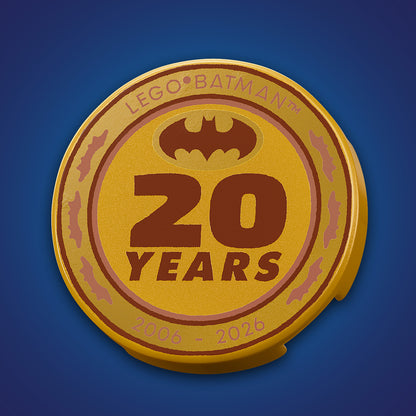 LEGO DC Batman Logo – Superhelden Speelgoed voor Kinderen met 2 Minifiguren – 3D DIY Kinderkamer Decoratie – Cadeau voor Jongens vanaf 12 jaar en Fans – 76330