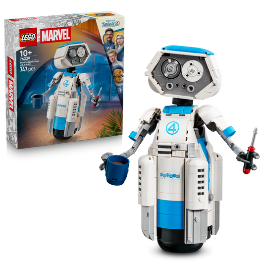 LEGO ǀ Marvel The Fantastic Four H.E.R.B.I.E.- Superhelden Bouwpakket voor Kinderen vanaf 10 Jaar - Kinderkamer Decoratie - Verstelbare Speelgoed Robot - Cadeau voor Jongens en Meisjes - 76339