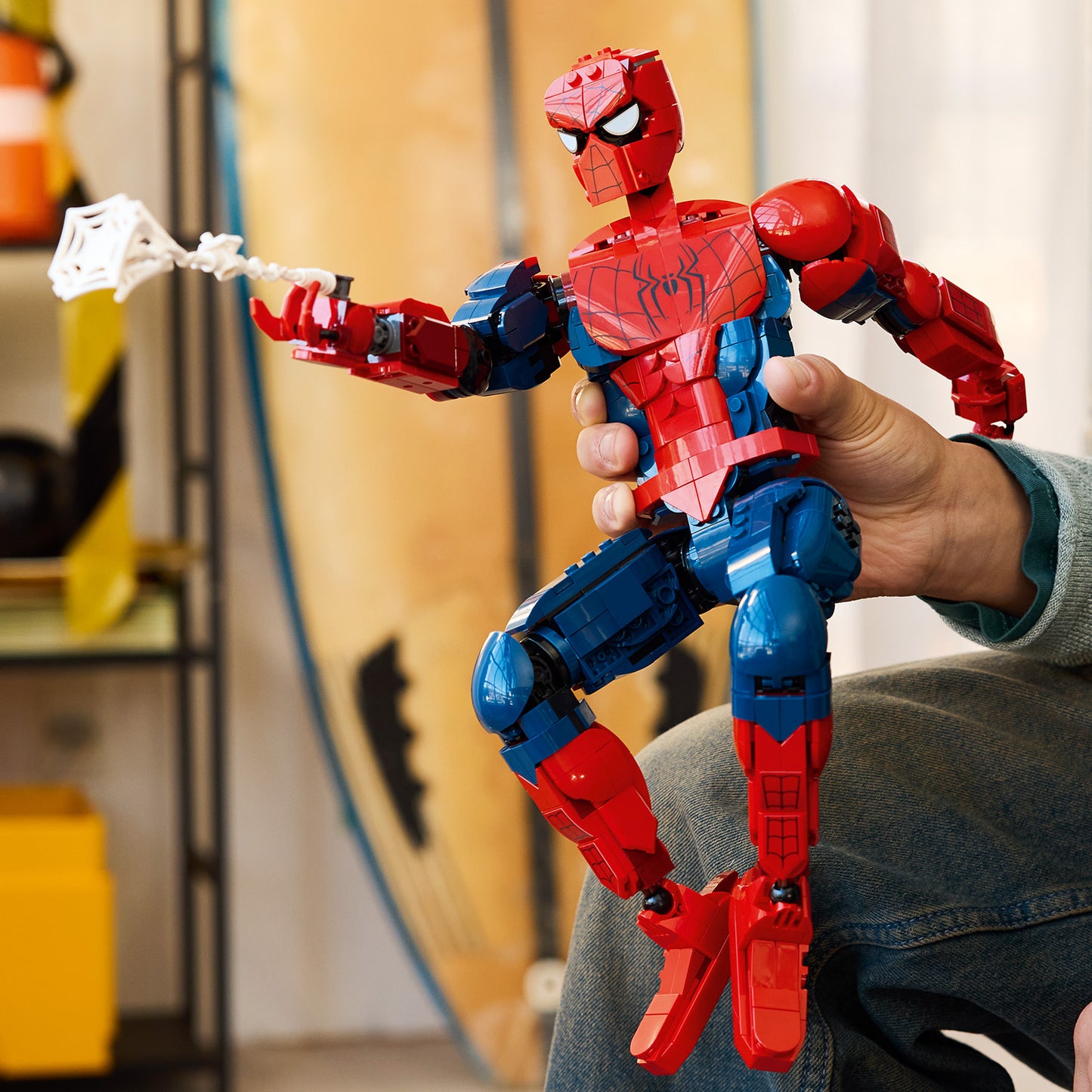 LEGO | Marvel Spider-Man Heldenfiguur - Superheld Speelgoed Incl. Actiefiguur met Verzamelbare Minifiguur - Slaapkamer Decoratie - Cadeau voor Jongens, Tieners en Fans Vanaf 12 Jaar - 76346