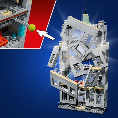 LEGO | Marvel Spider-Man vs. Hulk Ultieme Confrontatie - Superheld Speelgoed voor Kinderen met Kantoor van 4 Verdiepingen, Actiefiguur en 5 Minifiguren - Cadeau voor Jongens Vanaf 8 Jaar - 76350