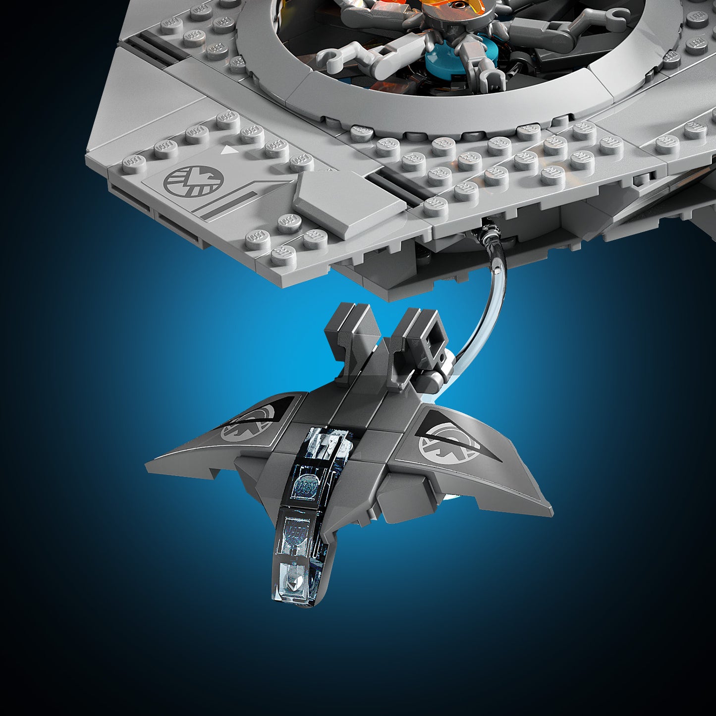 LEGO ǀ Marvel S.H.I.E.L.D. Helicarrier - Bouwpakket voor Volwassenen met 6 Minifiguren incl. Captain America & Nick Fury - Woondecoratie – Avengers Cadeau voor Mannen en Vrouwen 76354