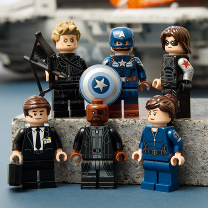 LEGO ǀ Marvel S.H.I.E.L.D. Helicarrier - Bouwpakket voor Volwassenen met 6 Minifiguren incl. Captain America & Nick Fury - Woondecoratie – Avengers Cadeau voor Mannen en Vrouwen 76354