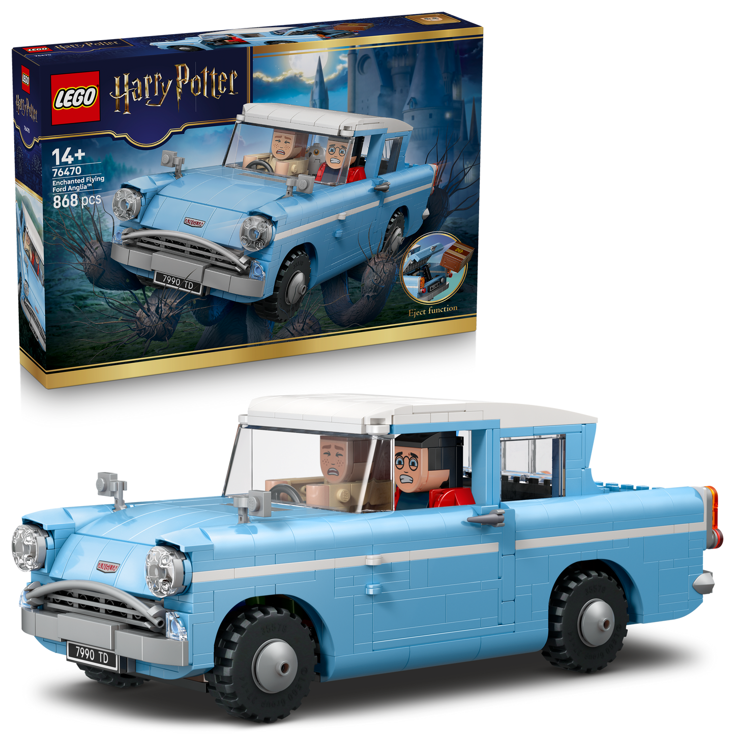 LEGO Harry Potter Betoverde Vliegende Ford Anglia Auto Speelgoed voor Kinderen 76470