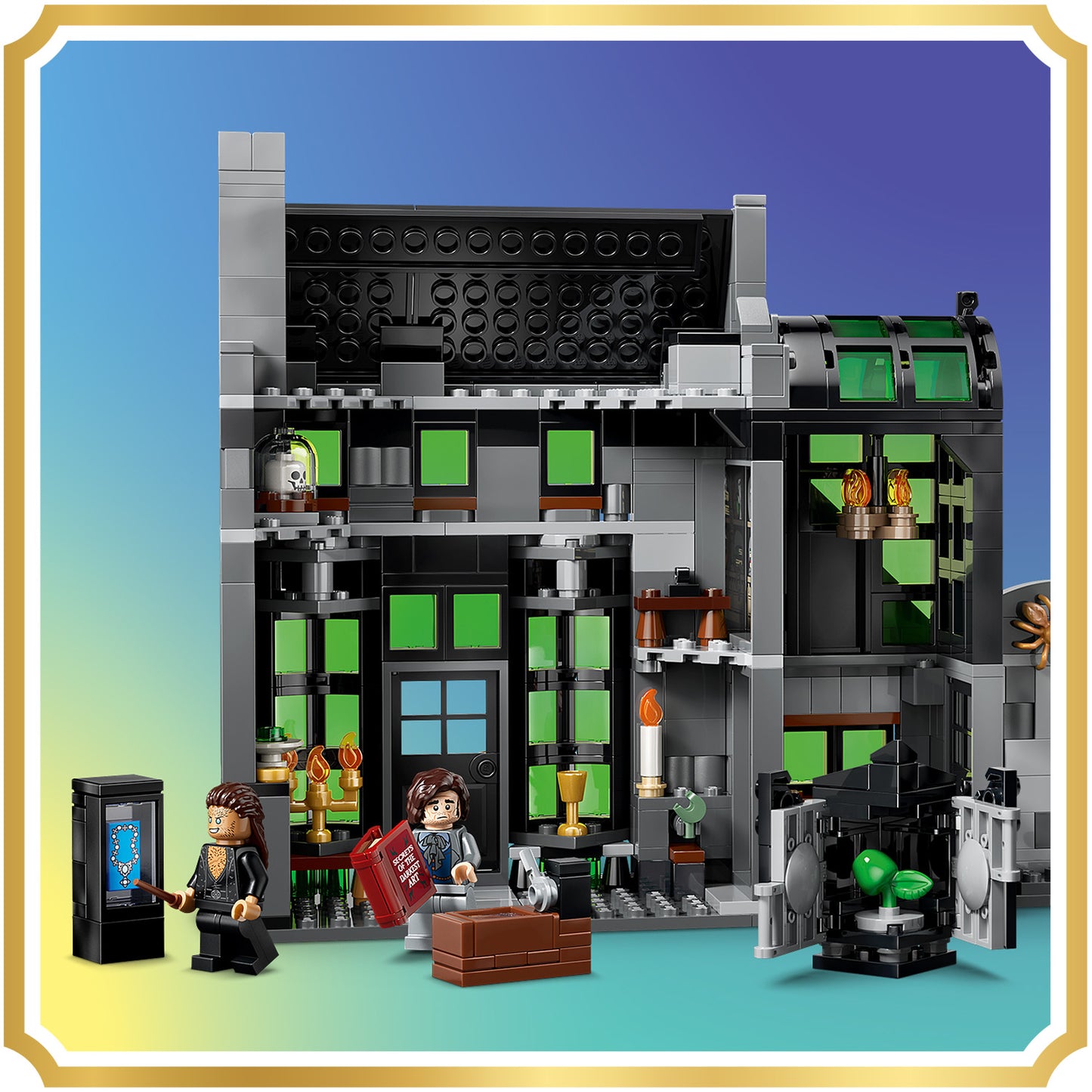 LEGO Harry Potter Verdonkeremaansteeg Tovenaarswinkels Speelgoed - Speelgoedwinkel Bouwpakket met 8 Minifiguren en Patronus - Kinderkamer Decoratie - Cadeau voor Meisjes en Jongens Vanaf 8 Jaar 76471