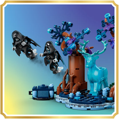 LEGO Harry Potter Verboden Bos: Expecto Patronum Speelgoed - Bouwpakket voor Kinderen met 2 Dementors, Hert en 2 Minifiguren Incl. Sirius Zwarts - Cadeau voor Meisjes en Jongens Vanaf 7 Jaar 76475