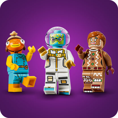 LEGO Fortnite Supply Drop Bouwpakket met Minifiguren van Fishstick, Leviathan en Ginger Gunner Incl. Slurp Juice - Kinderkamer Decoratie - Cadeau voor Jongens, Meisjes en Gamers vanaf 10 Jaar - 77080
