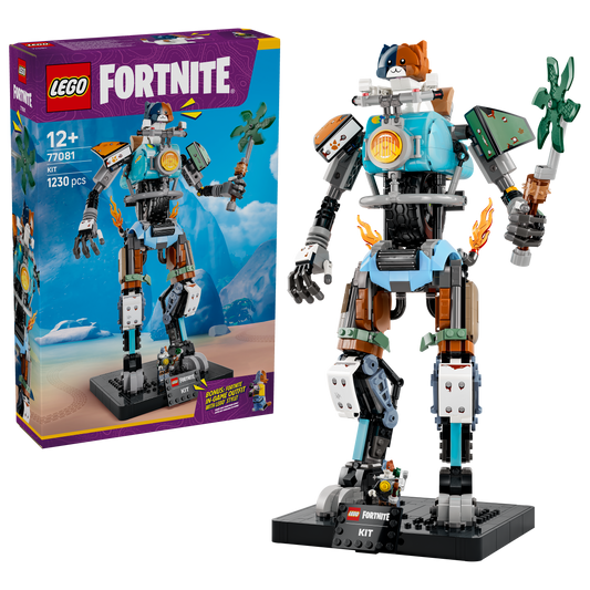 LEGO Fortnite KIT - Bouwpakket voor Kinderen met Interactief Actiefiguur met Verstelbare Armen en Draaiwiel - Kinderkamer Decoratie - Cadeau voor Jongens, Meisjes en Gamers vanaf 12 Jaar 77081