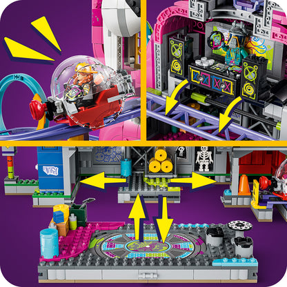 LEGO Fortnite Rave Cave - Bouwpakket voor Kinderen met Interactief Attractiemodel en 6 Minifiguren - Kinderkamer Decoratie - Cadeau voor Jongens, Meisjes en Gamers vanaf 12 Jaar - 77082