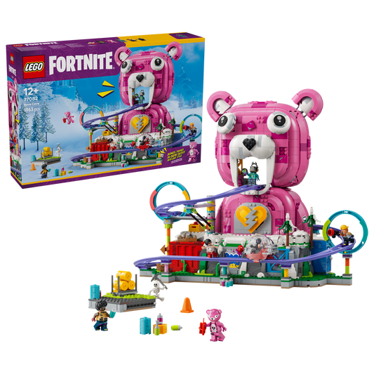 LEGO Fortnite Rave Cave - Bouwpakket voor Kinderen met Interactief Attractiemodel en 6 Minifiguren - Kinderkamer Decoratie - Cadeau voor Jongens, Meisjes en Gamers vanaf 12 Jaar - 77082