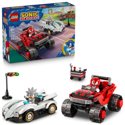 LEGO Sonic the Hedgehog Silvers Auto vs. Knuckles' Monstertruck Speelgoed voor Kinderen 77118