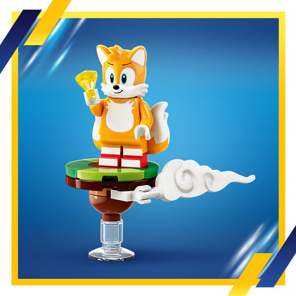 LEGO Sonic the Hedgehog Tails en zijn Tornado-1 - Speelgoed Vliegtuig Bouwpakket voor Kinderen met Tails en Badnic Figuur - Cadeau voor Gamers vanaf 8 Jaar - 77119