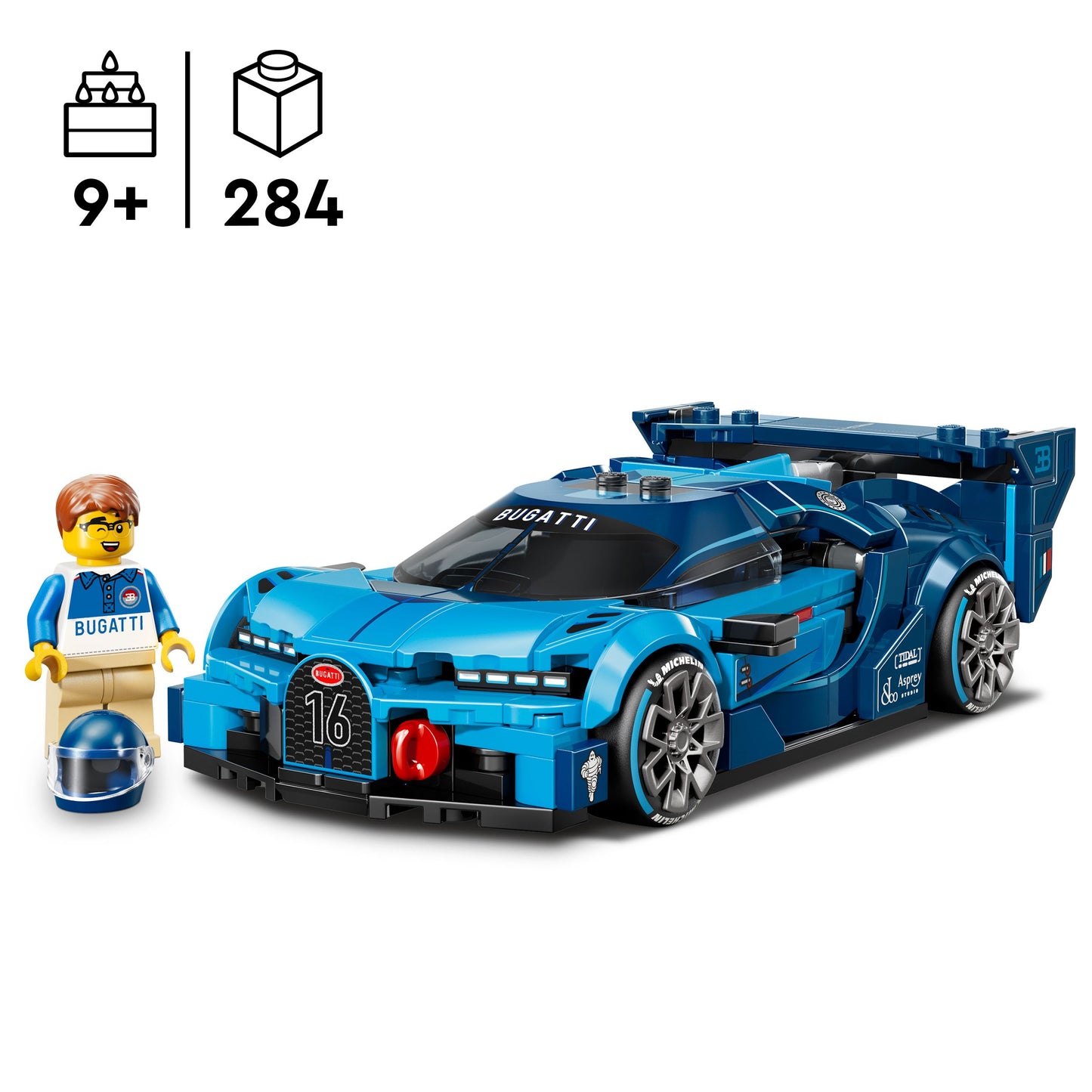LEGO® Speed Champions Bugatti Vision Gran Turismo Hyper Sportauto Modelbouwset 77253