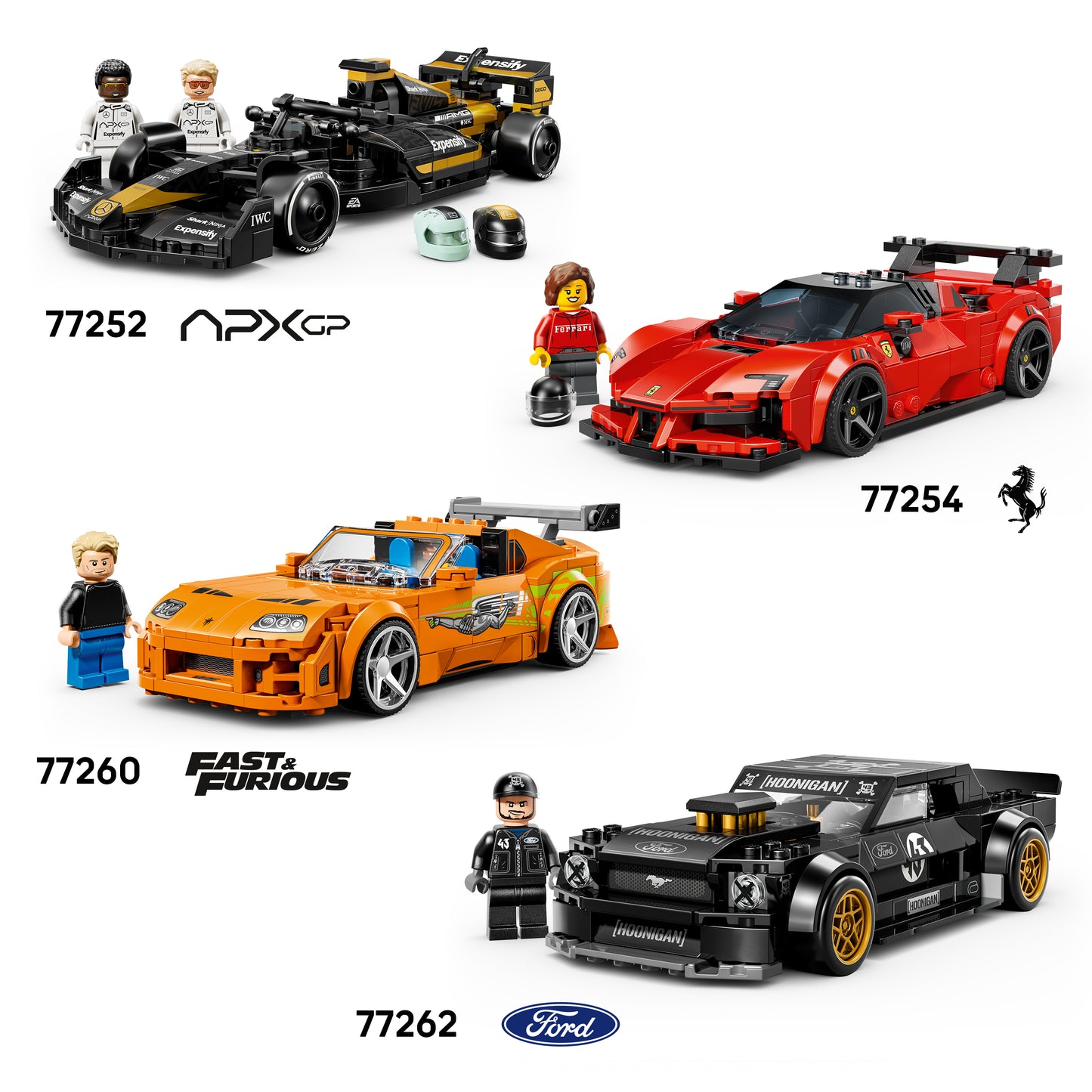 LEGO Speed Champions Ferrari 499P Auto Speelgoed voor Kinderen - STEM Bouwpakket met Verzamelbare F1 Coureur Minifiguur - Slaapkamer Decoratie - Cadeau voor Jongens Vanaf 9 Jaar 77261